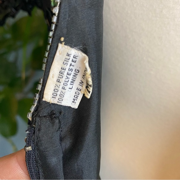 Vintage Scala Beaded Floral Dress 6 - Picture 6 of 11